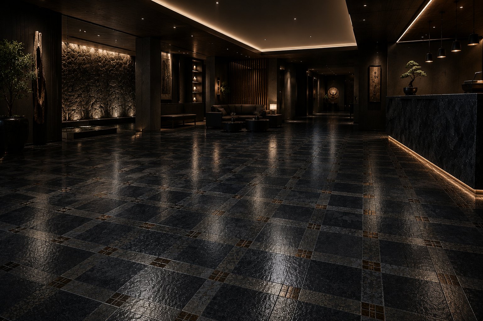 Commercial atrium detail