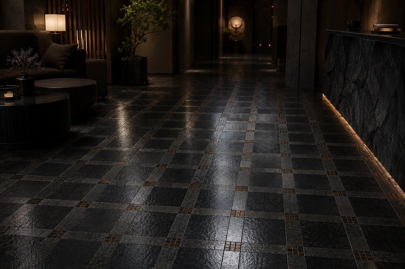 Commercial atrium installation